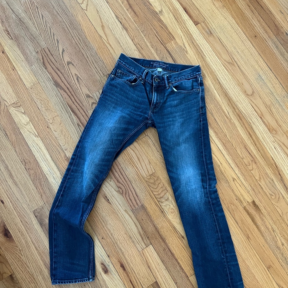 Men’s 30x32 Vintage Straight Banana Republic Traveller jeans